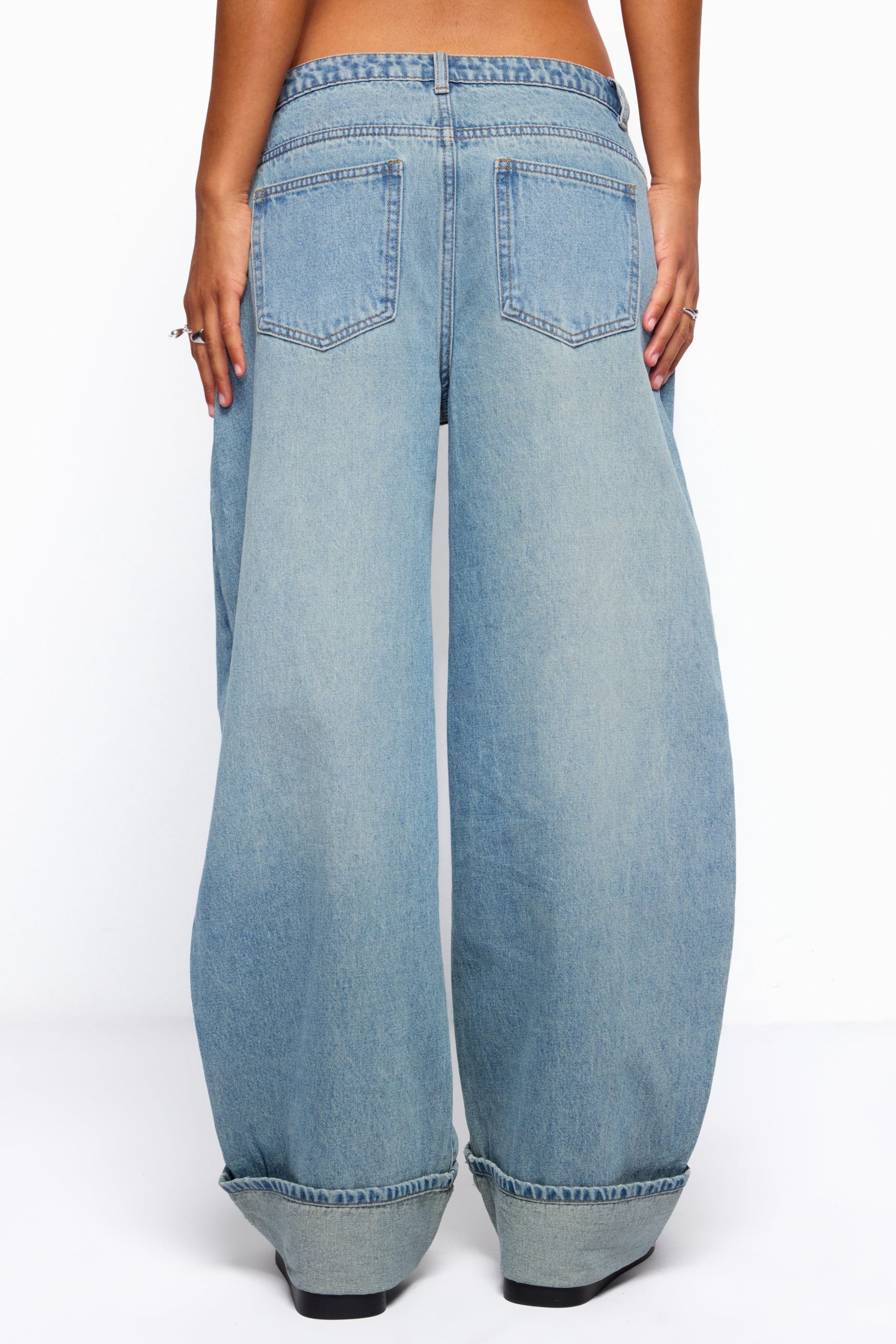 Kella Low Rise Baggy Jeans - Image 5
