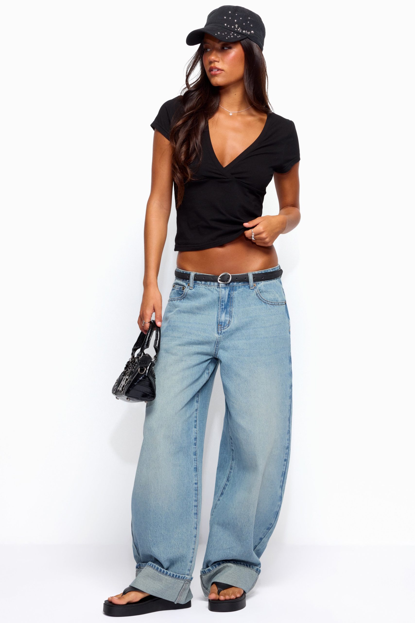 Kella Low Rise Baggy Jeans - Image 3
