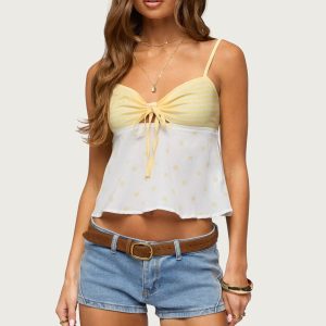 Tilly Mixed Print Top