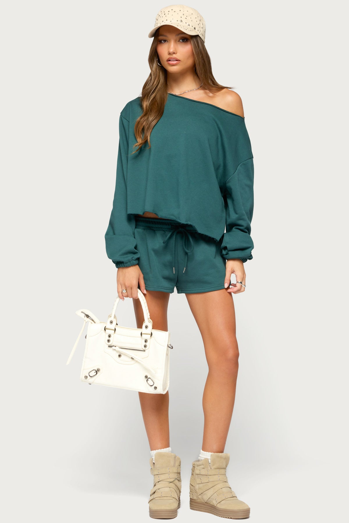 Kordelia Off Shoulder Sweatshirt - Image 2