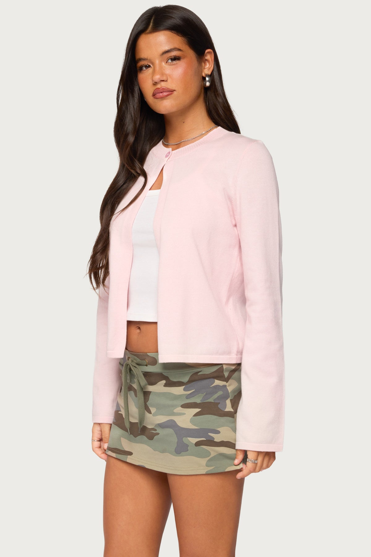 Jenie Split Front Knit Cardigan - Image 3