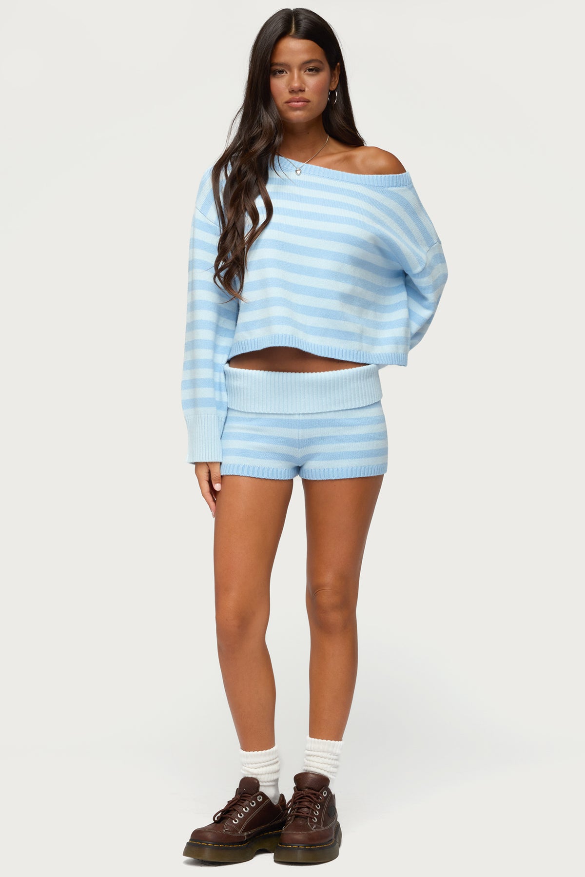 Saphi Striped Oversized Knit Sweater - Image 6