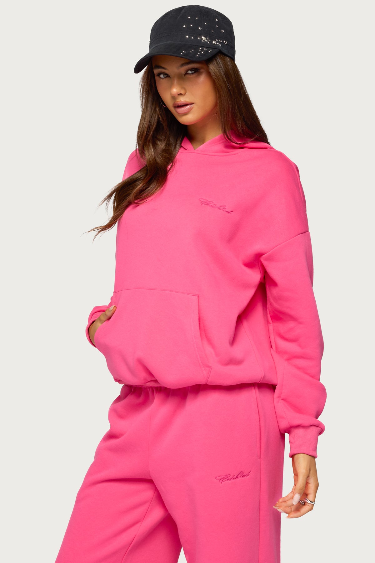 Basic Girl Oversized Edikted Hoodie - Image 4