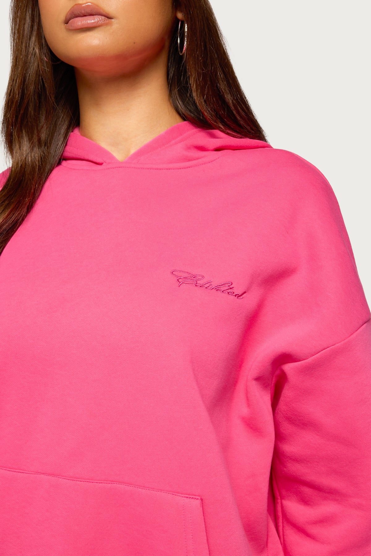 Basic Girl Oversized Edikted Hoodie - Image 2