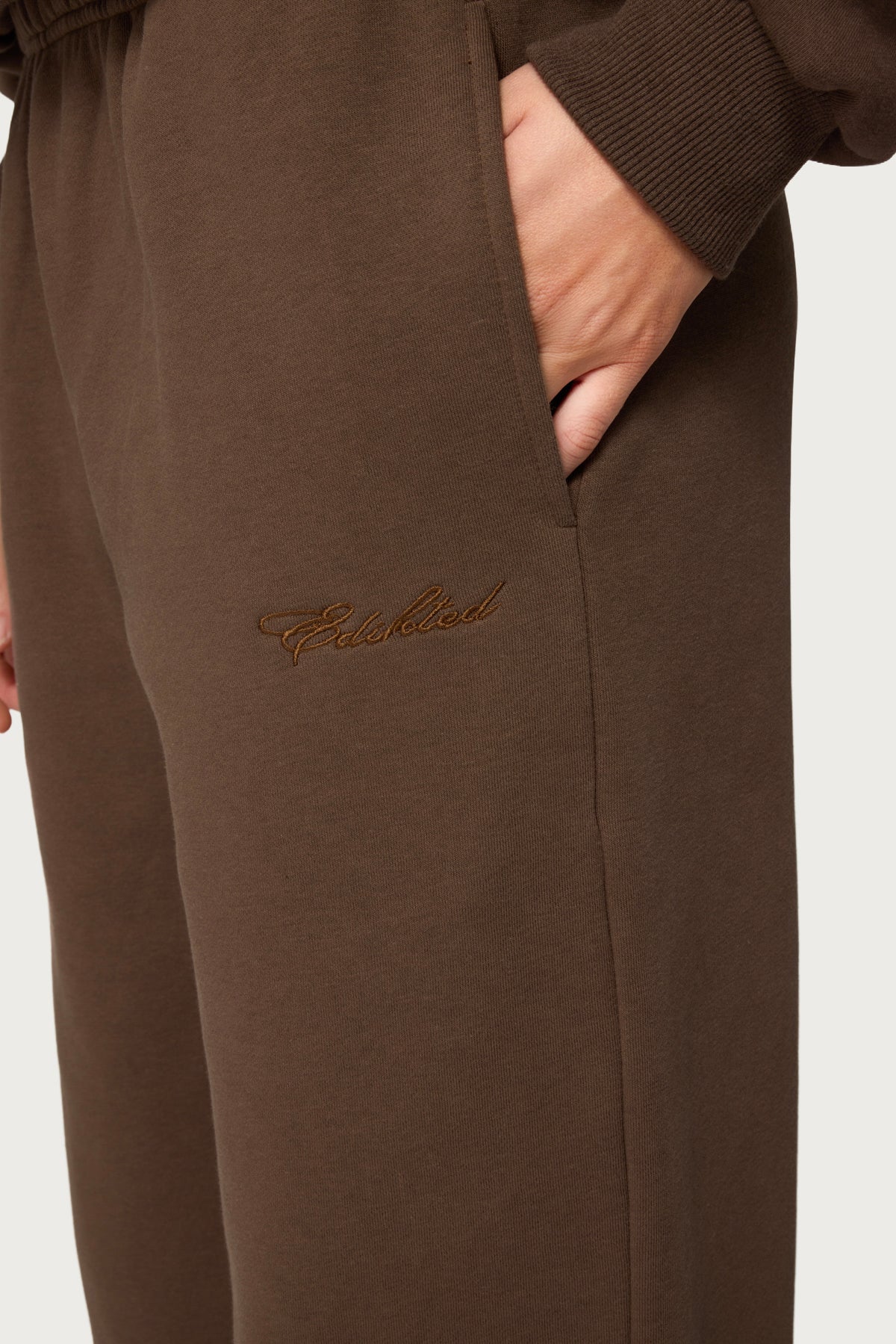 Basic Girl Wide Leg Edikted Sweatpants - Image 2