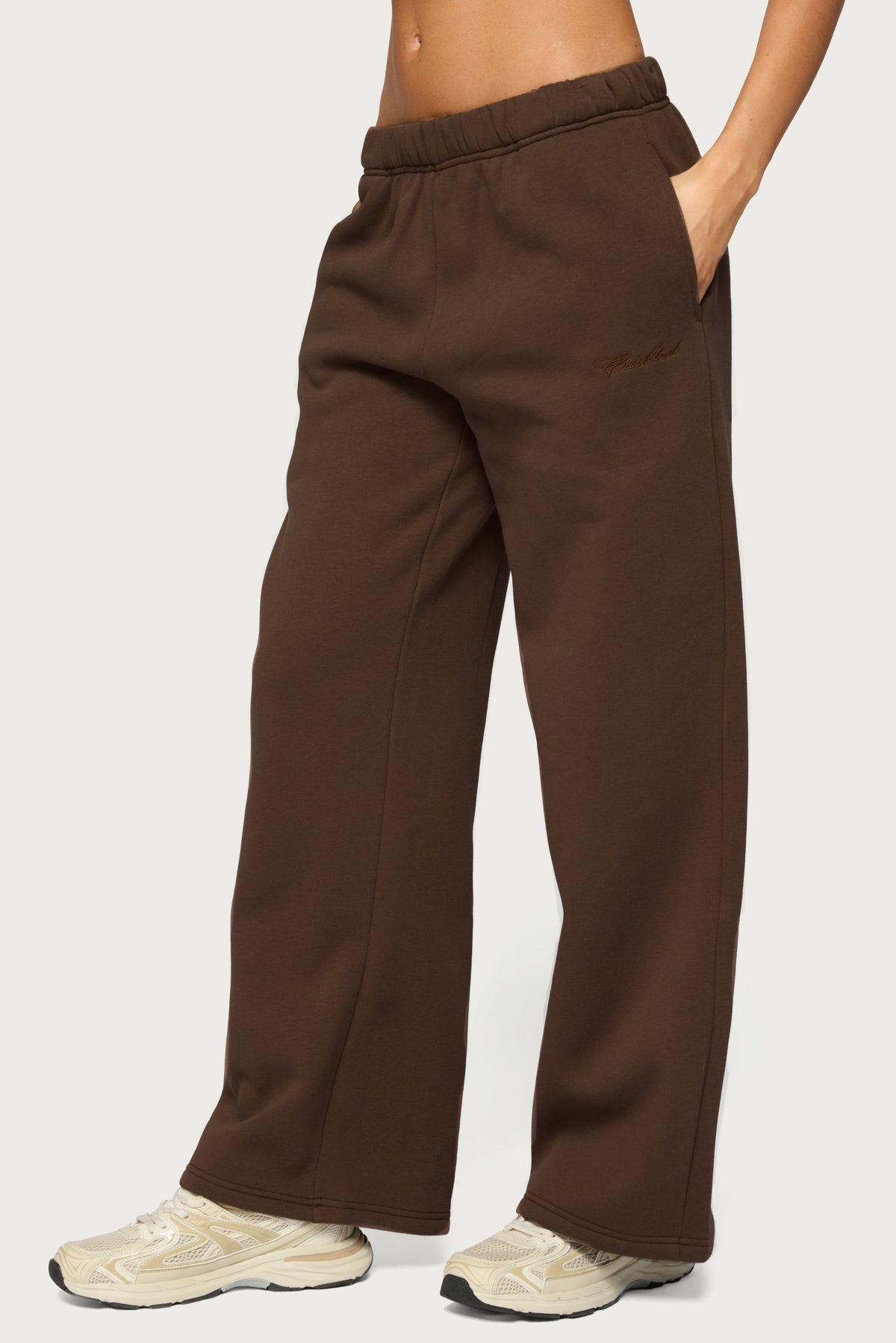 Basic Girl Wide Leg Edikted Sweatpants - Image 4