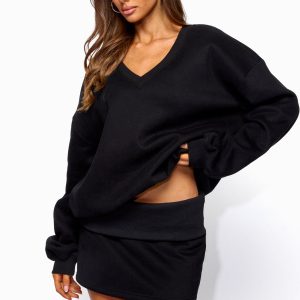 Bronte V Neck Sweatshirt