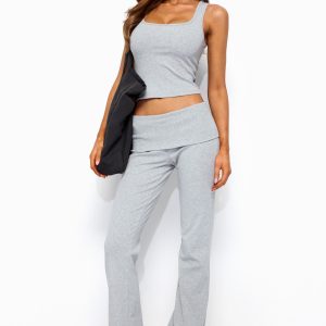 Ivanne Foldover Flared Pants