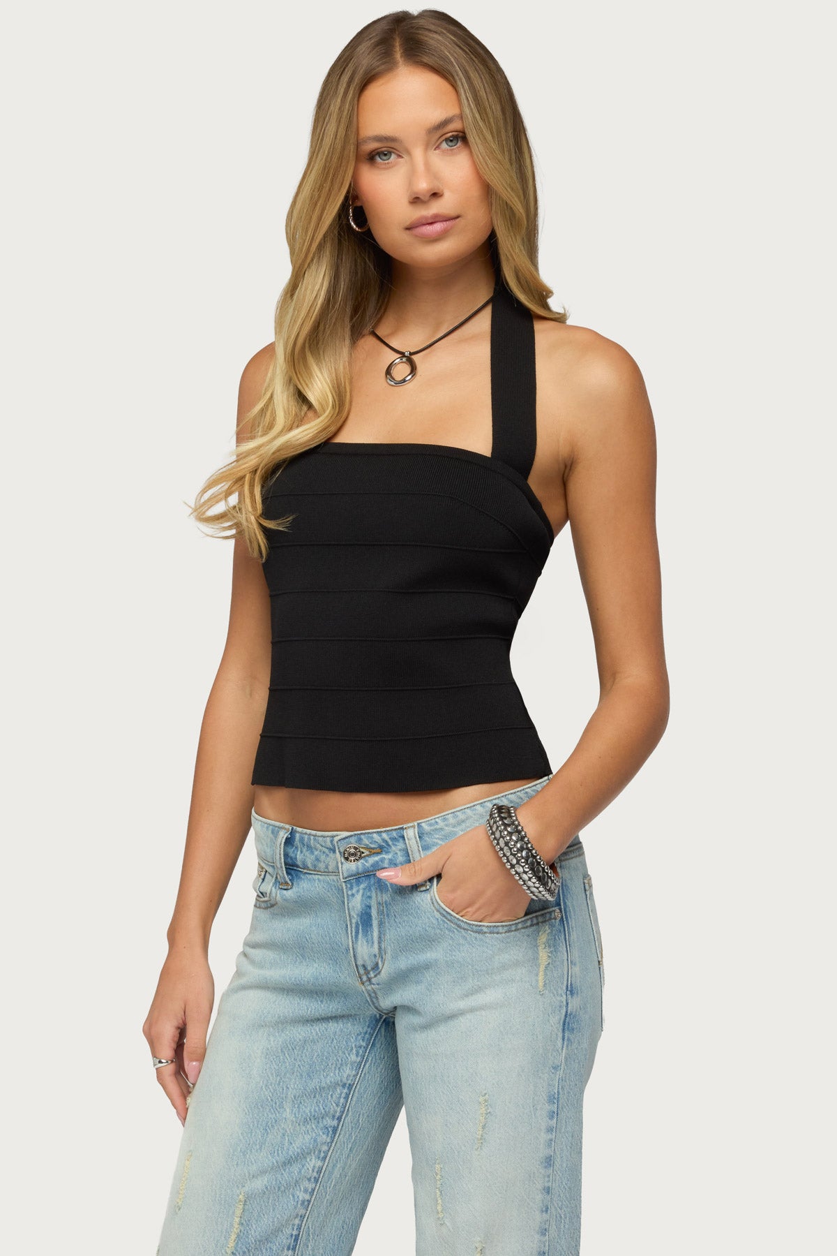 Esmerela Bandage Halter Top - Image 3