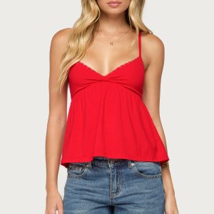 Belen Lacey Babydoll Top