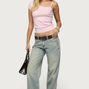 Holly Low Rise Straight Leg Jeans