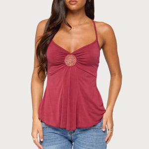 Kirstine Bead Patch Tank Top