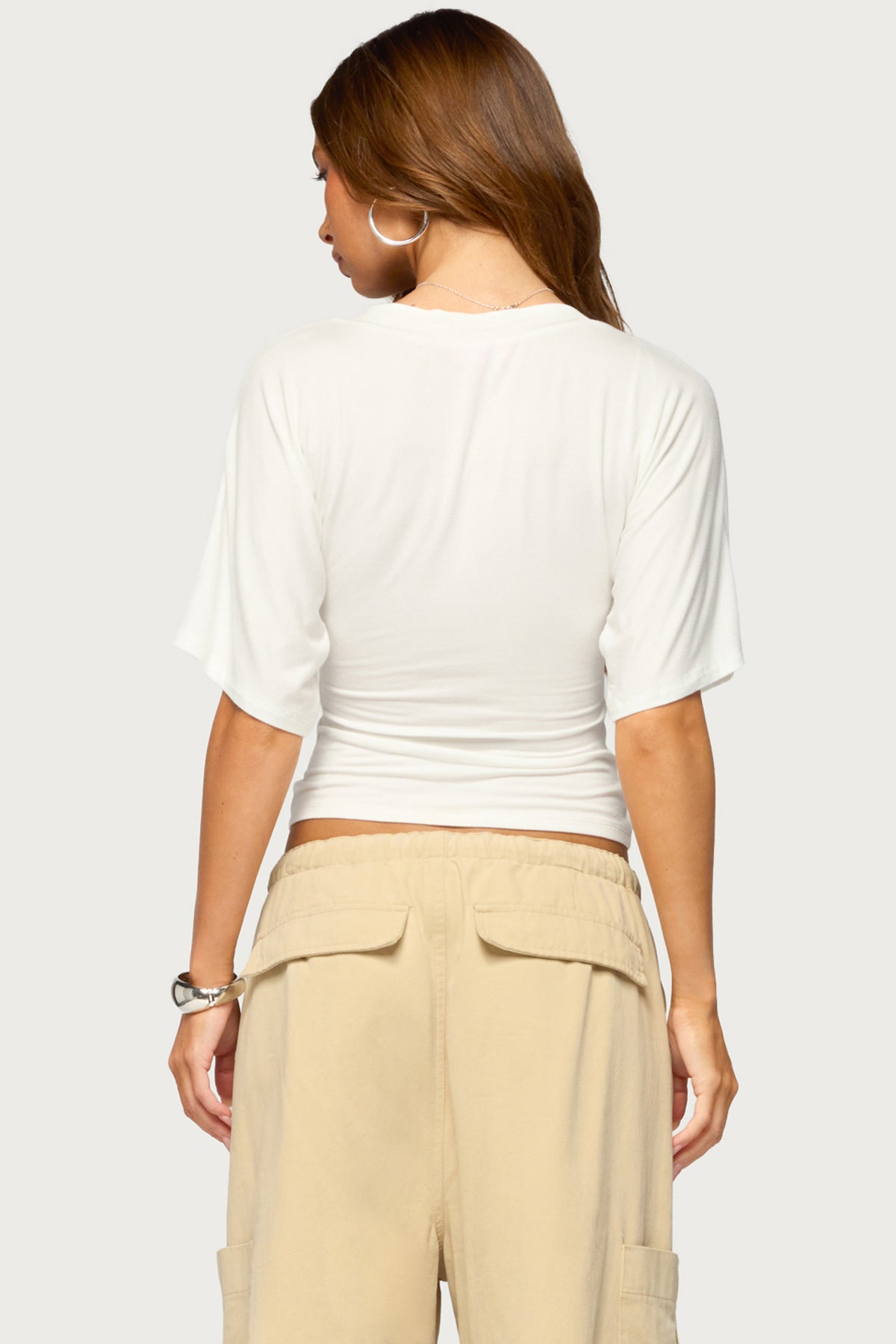 Sully Iridescent Button Wrapped Top - Image 5