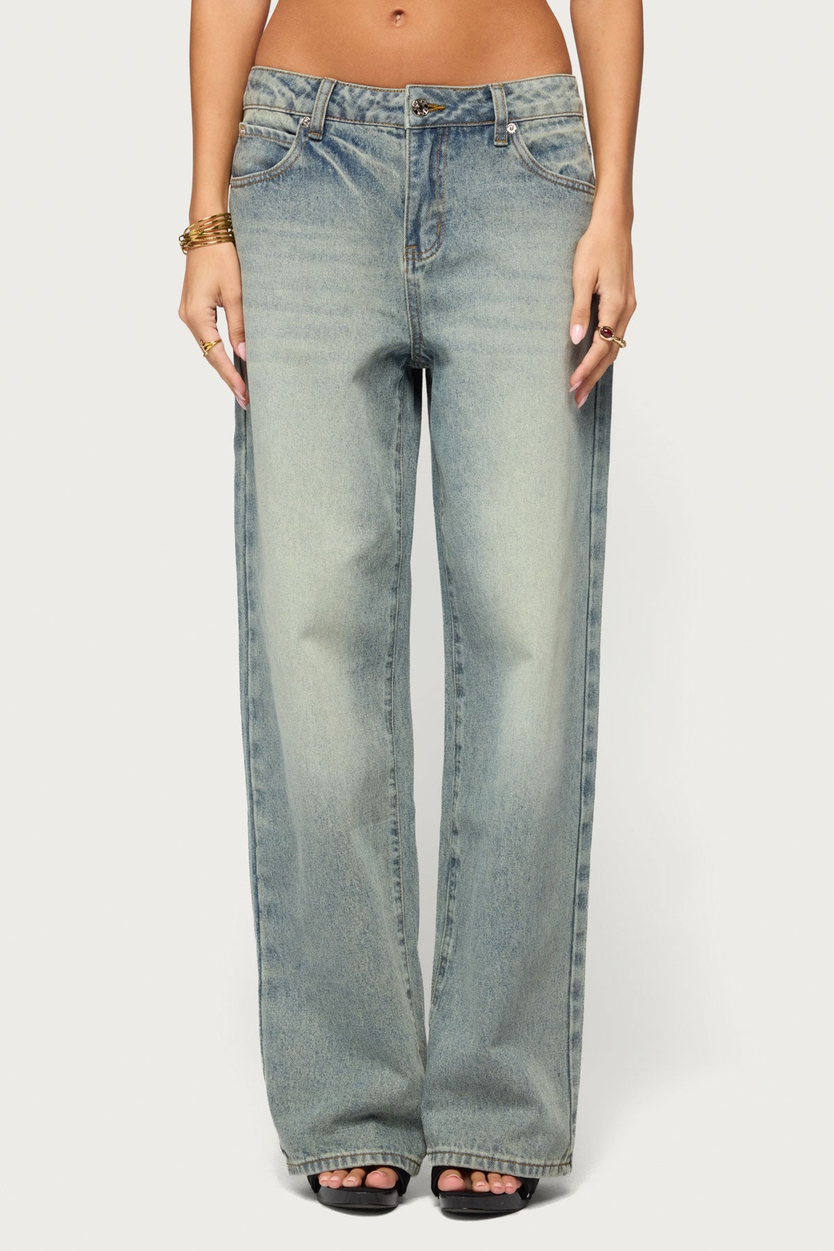 Heidie Low Rise Baggy Jeans - Image 2