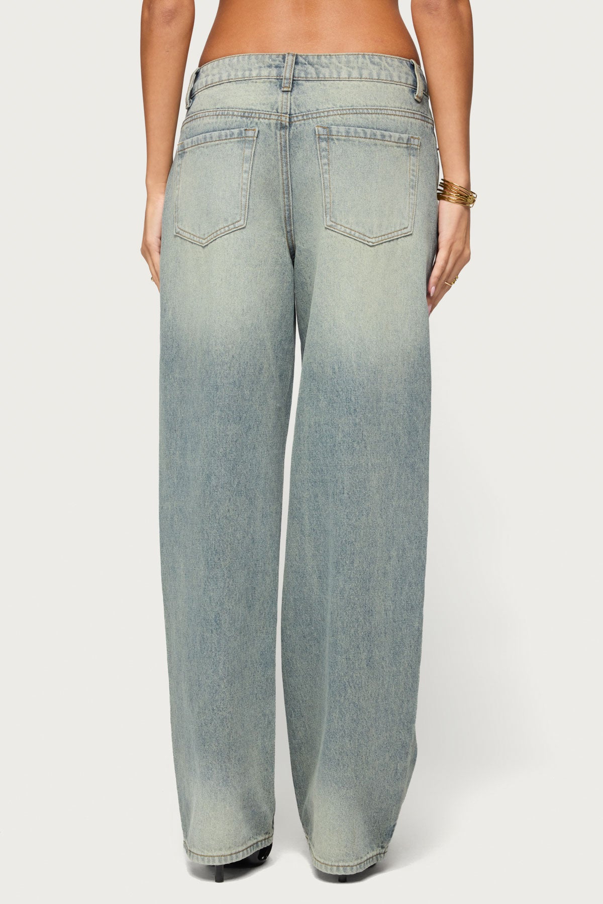 Heidie Low Rise Baggy Jeans - Image 5