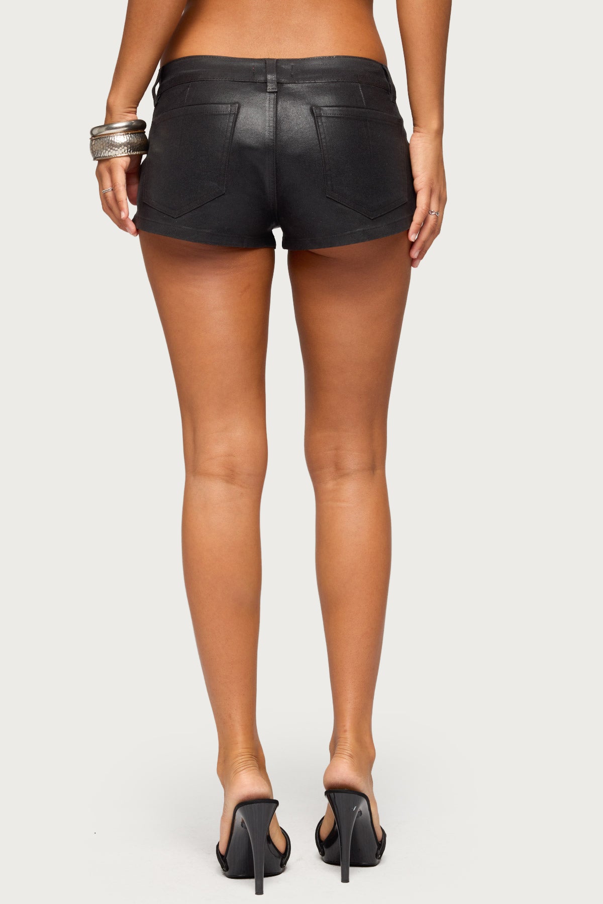 Santino Denim Micro Shorts - Image 4