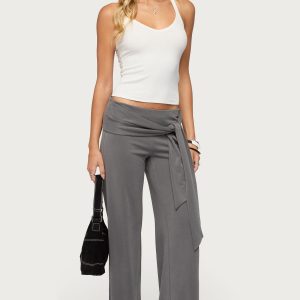 Xyla Straight Leg Tie Pants