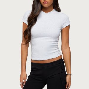 Aire High V Neck T Shirt