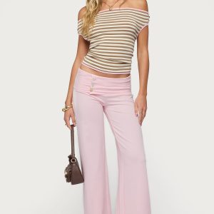 Poppy Foldover Wide Leg Pants