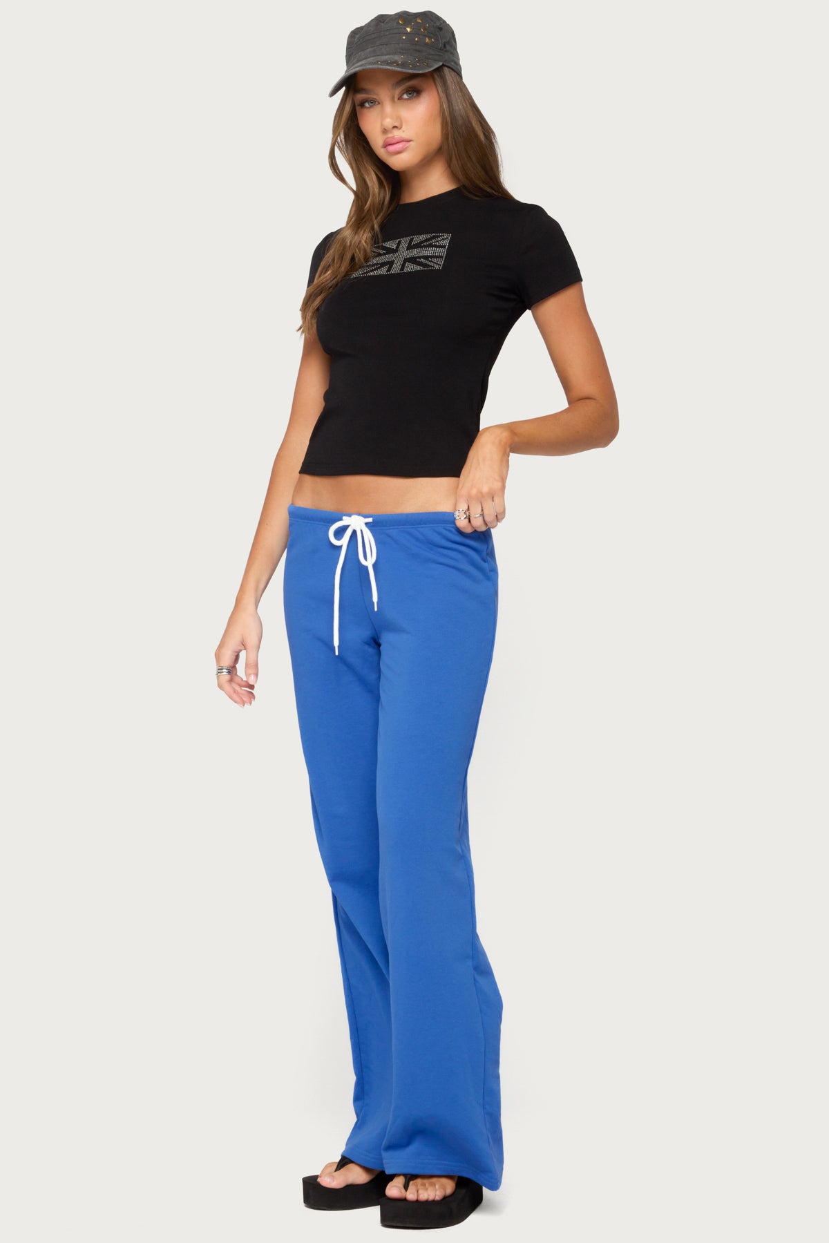 UK Girl Rhinestone T Shirt - Image 4