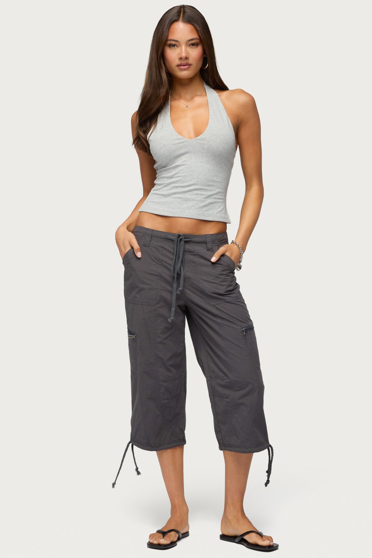 Lilith Cargo Capri Pants - Image 5