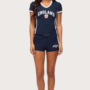 England Girl Micro Shorts