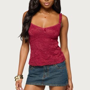 Frankie Lace Babydoll Tank Top