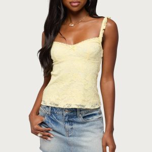 Frankie Lace Babydoll Tank Top