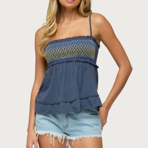 Kelsy Smocked Tank Top