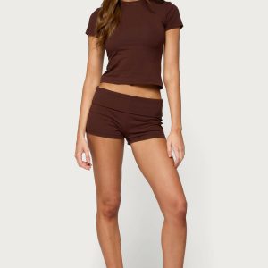 Marleaux Foldover Shorts
