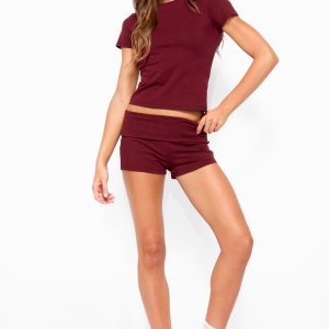 Marleaux Foldover Shorts
