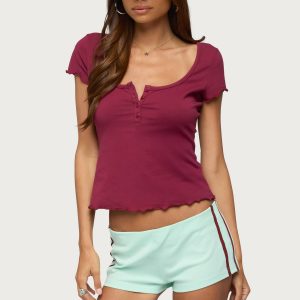 Lilibeth Henley T Shirt