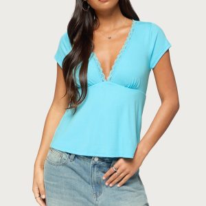 Palermo Lacey Babydoll Top
