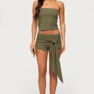 Monroah Bead Low Rise Shorts