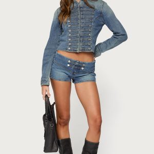 Jazzy Denim Naploeon Shorts