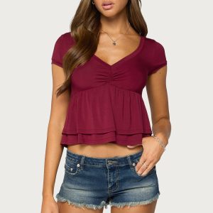 Fontene Layered Babydoll Top