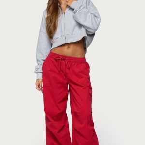 Paskal Twill Baggy Parachute Pants