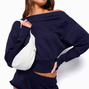 Hennie Off Shoulder Sweatshirt