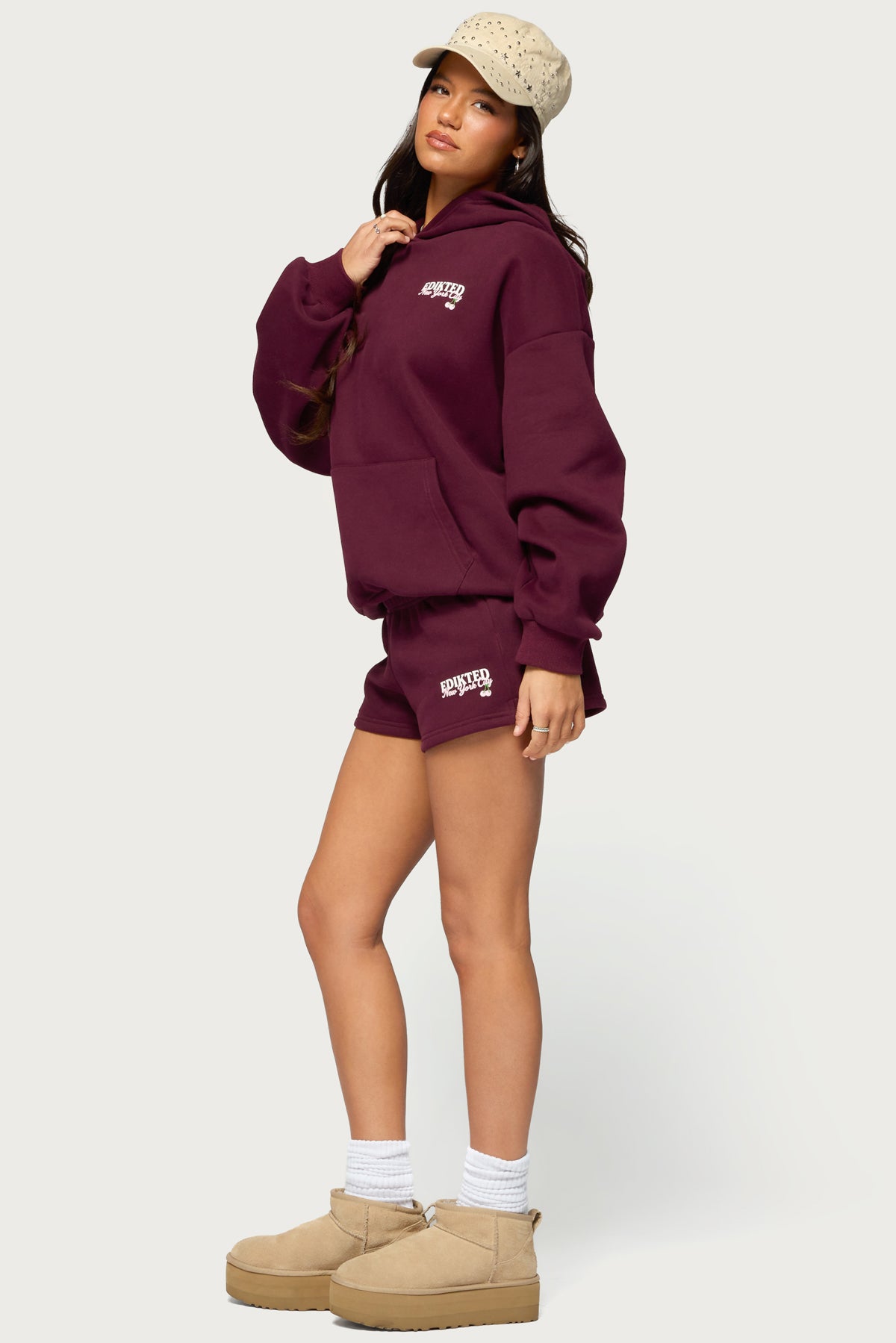 Edikted New York Sweat Shorts - Image 6