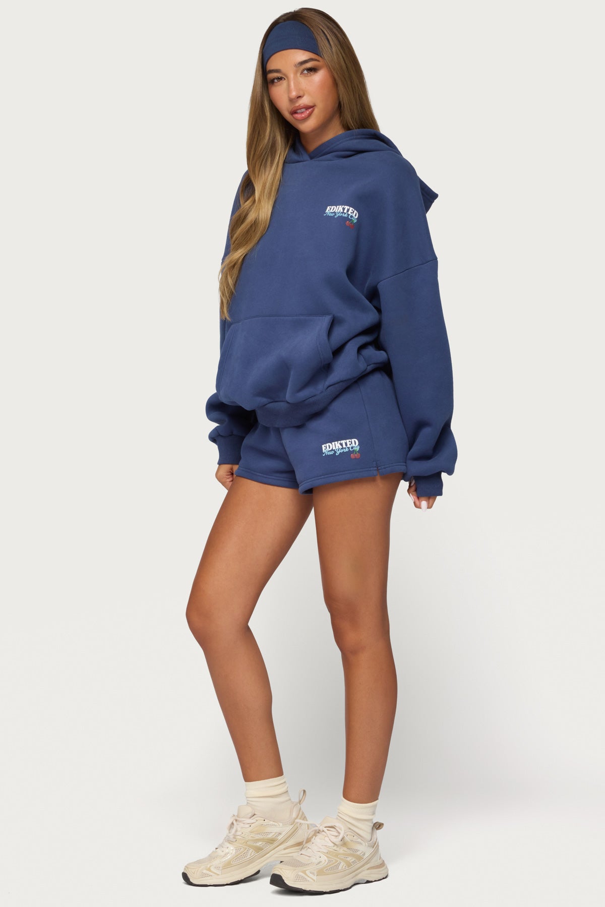 Edikted New York Sweat Shorts - Image 4