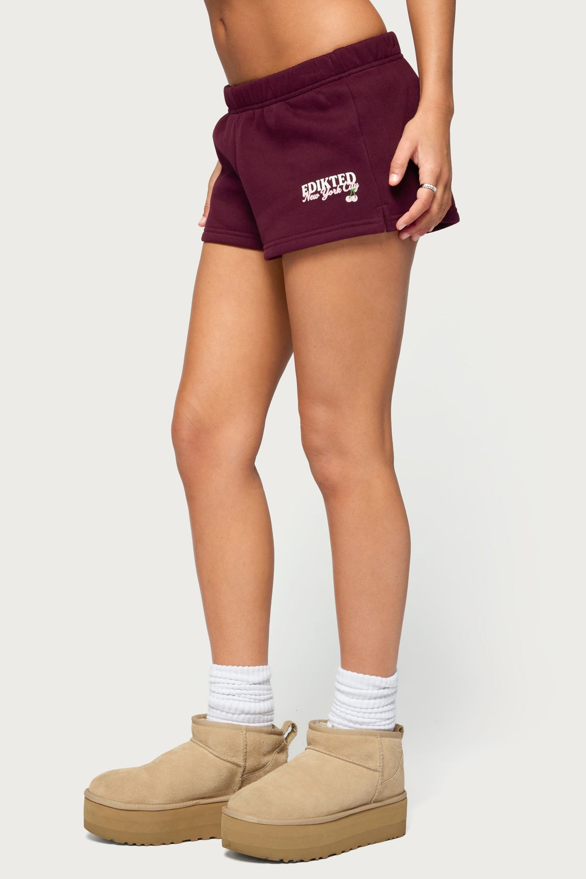 Edikted New York Sweat Shorts - Image 4