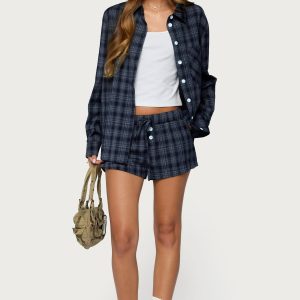 Alessa Plaid Shorts