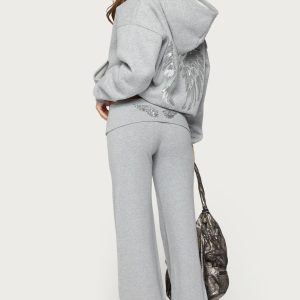 Angel Energy Sequin Foldover Pants