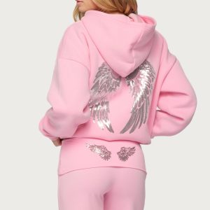 Angel Energy Sequin Hoodie
