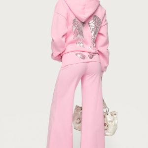 Angel Energy Sequin Foldover Pants