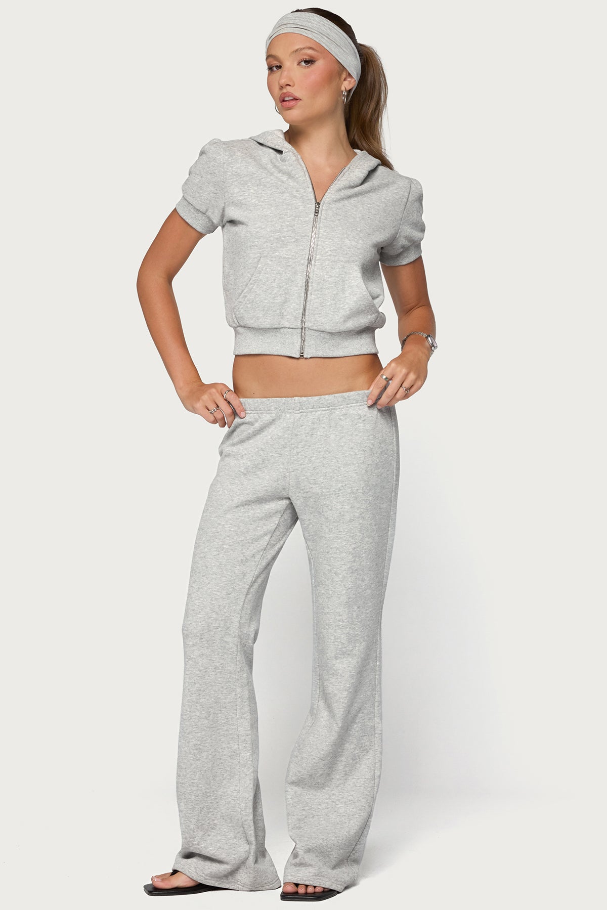 Rachel Short Sleeve Hooded Top - Image 5