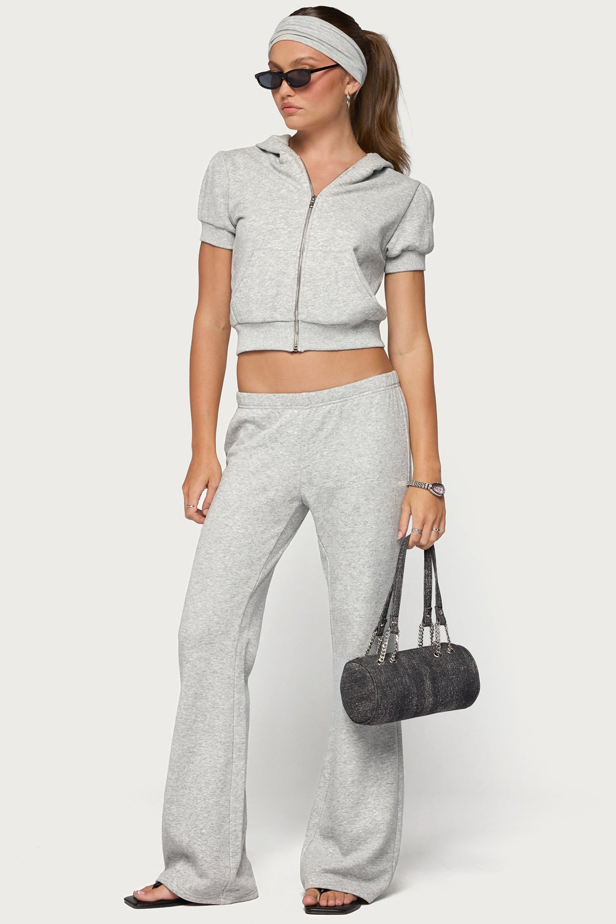Rachel Short Sleeve Hooded Top - Image 3