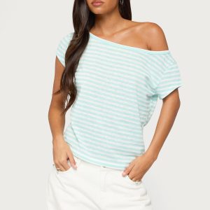 Chanelle Off Shoulder Striped Top