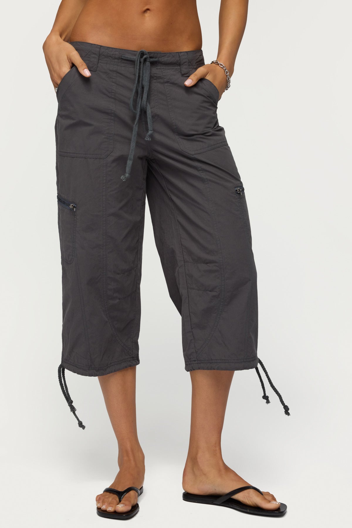 Lilith Cargo Capri Pants - Image 2