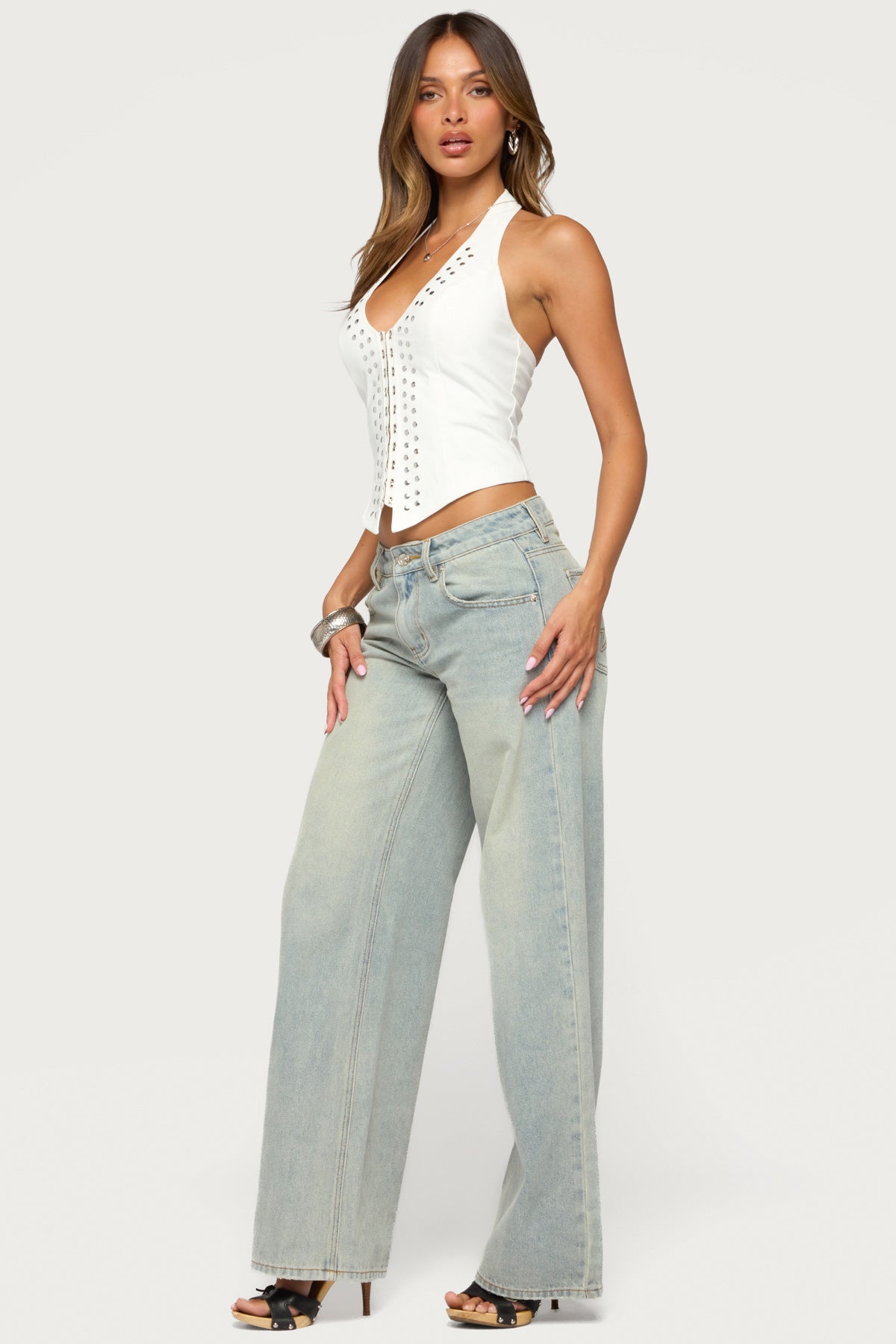 Biri Studded Halter Top - Image 5